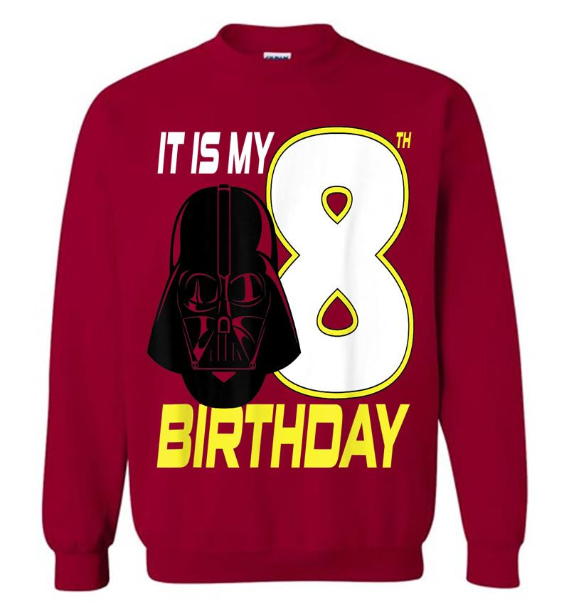 Inktee Store - Star Wars Darth Vader 8Th Birthday Sweatshirt Image