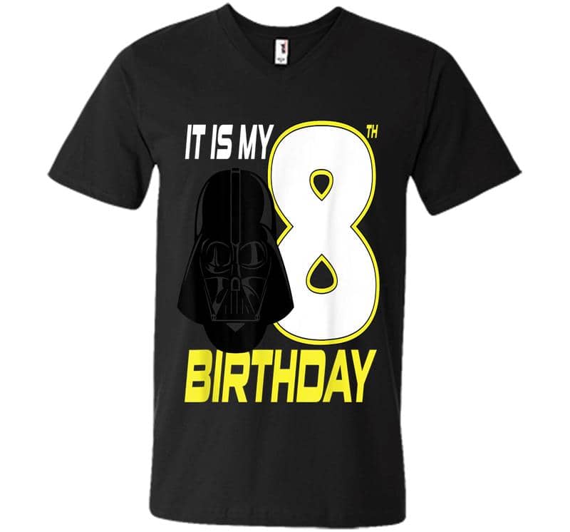 Star Wars Darth Vader 8Th Birthday V-Neck T-Shirt