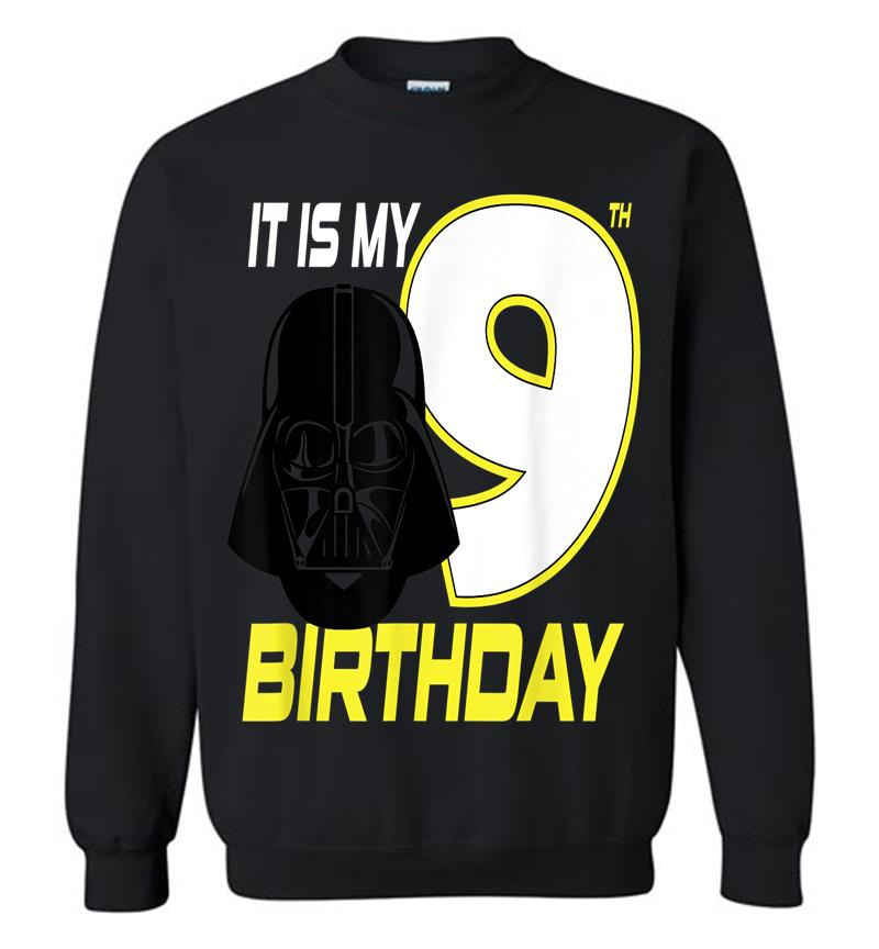 Star Wars Darth Vader 9Th Birthday Sweatshirt