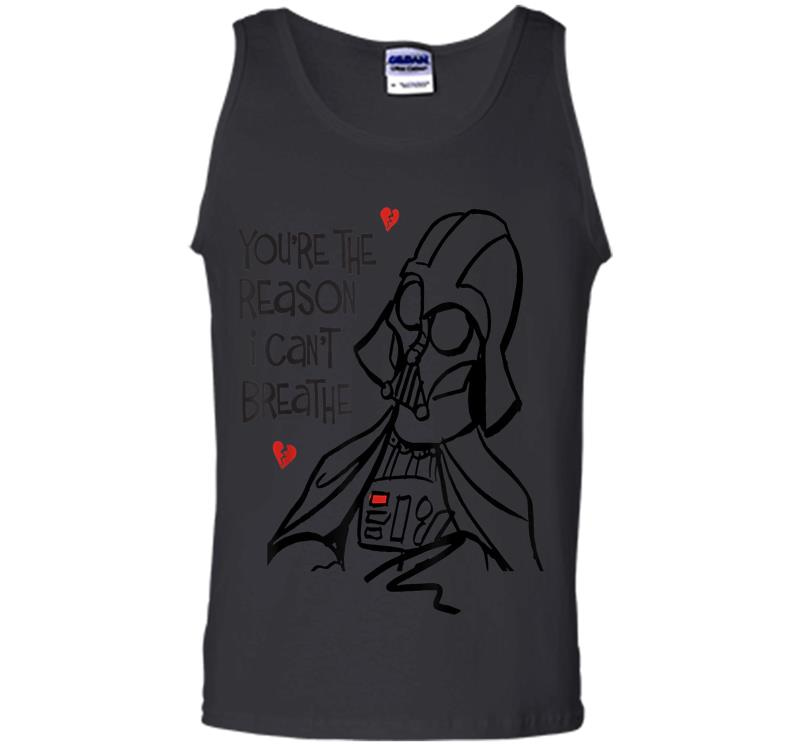 Inktee Store - Star Wars Darth Vader Broken Hearts Anti-Valentine'S Day Mens Tank Top Image