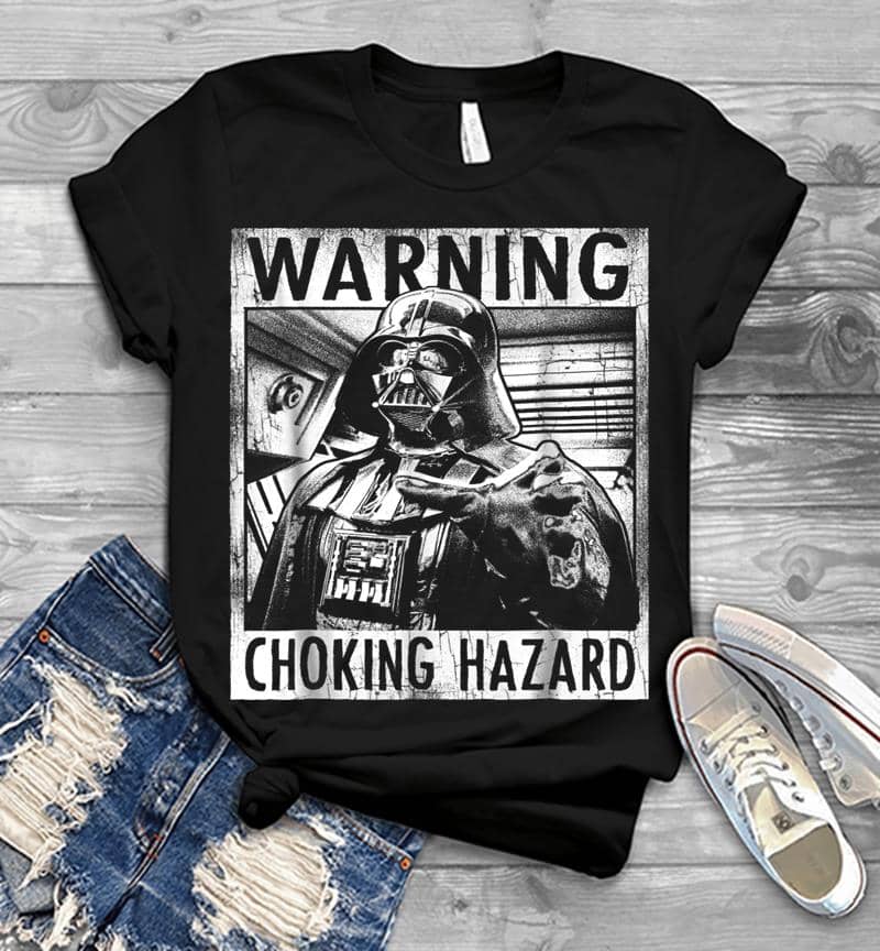 Star Wars Darth Vader Choking Hazard Vintage Graphic Mens T-Shirt