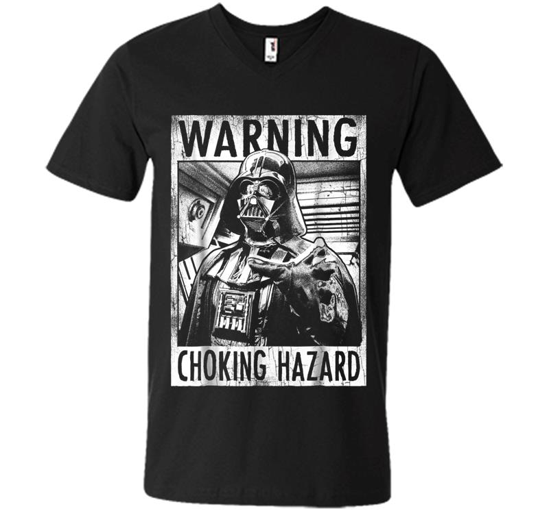 Star Wars Darth Vader Choking Hazard Vintage Graphic V-Neck T-Shirt