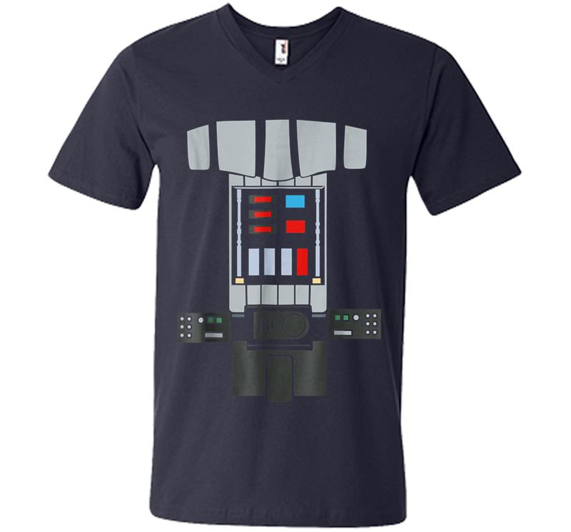 Inktee Store - Star Wars Darth Vader Costume Graphic V-Neck T-Shirt Image