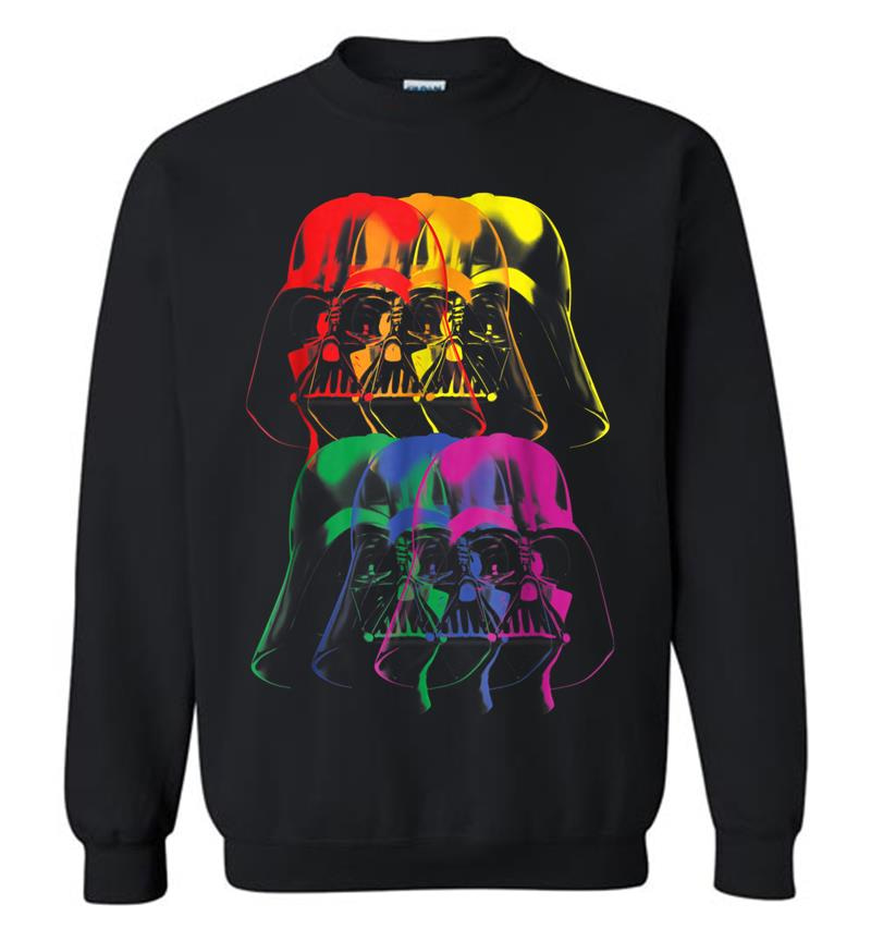 Star Wars Darth Vader Rainbow Darkside Pride Graphic Sweatshirt