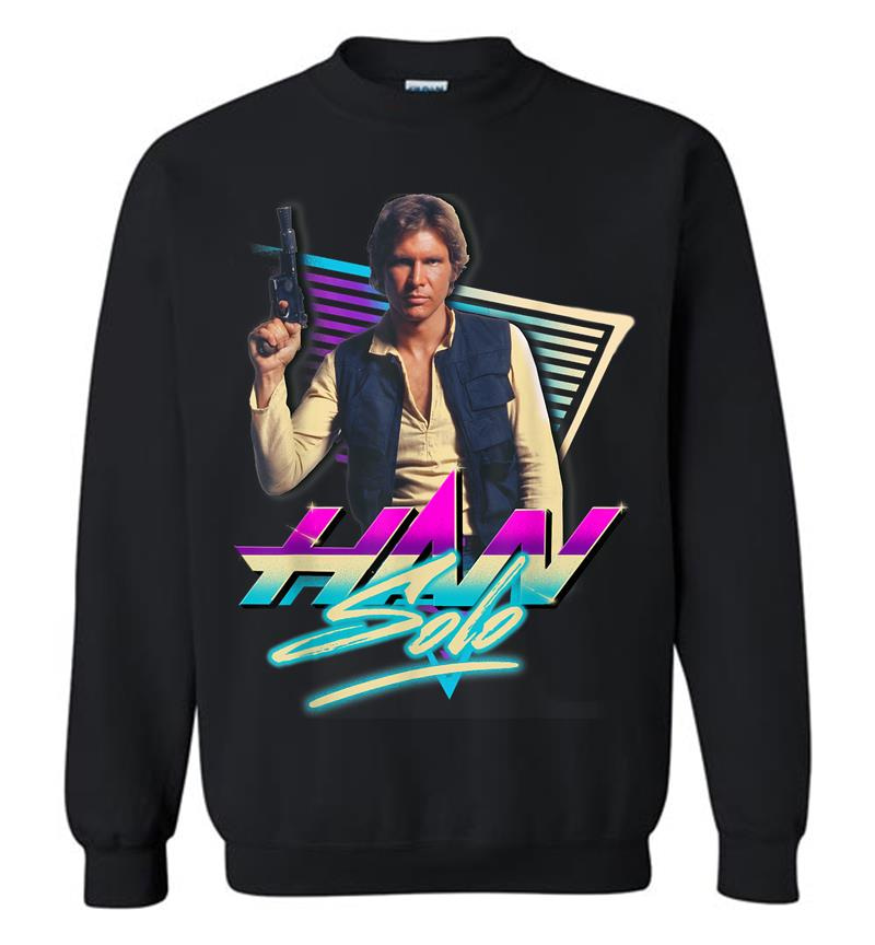 Star Wars Han Solo Eighties Retro Poster Sweatshirt