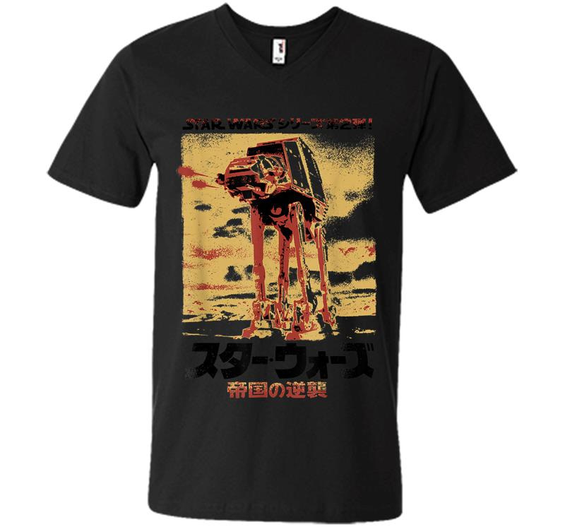 Star Wars Japanese Style The Empire Strikes Back V-Neck T-Shirt