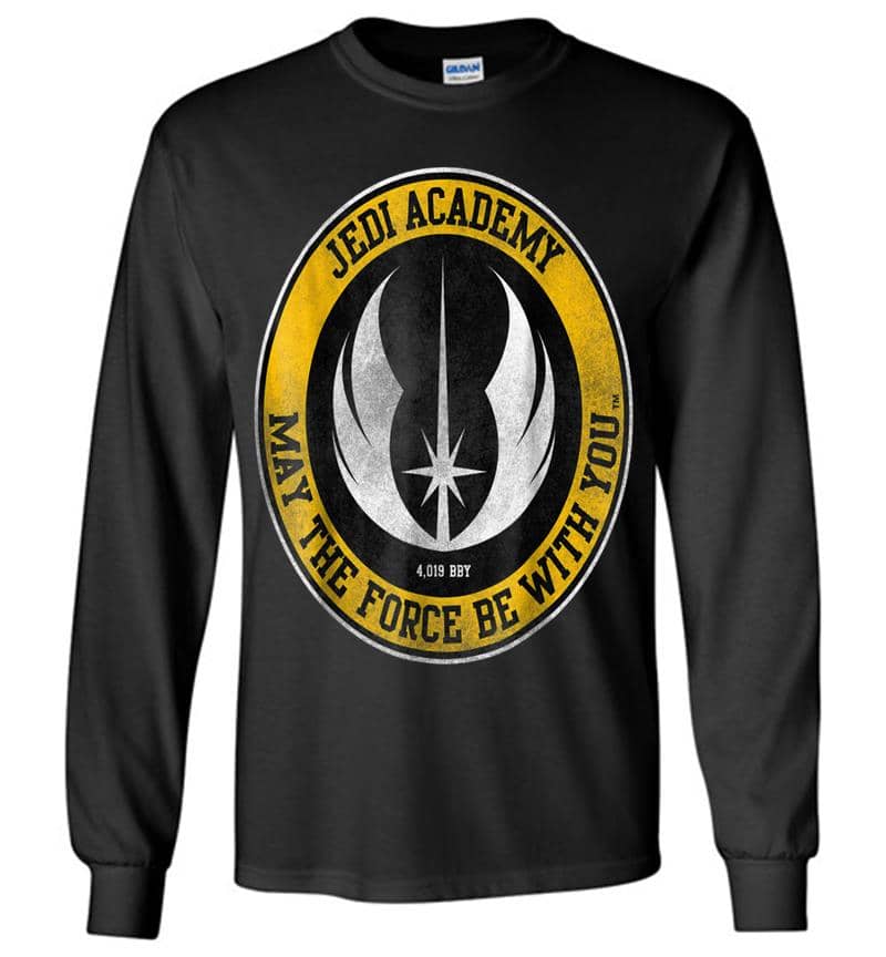 Star Wars Jedi Academy Gold Emblem Graphic Long Sleeve T-Shirt