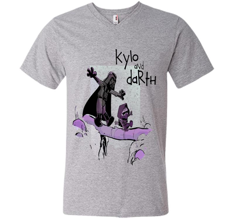 Inktee Store - Star Wars Kylo And Darth V-Neck T-Shirt Image