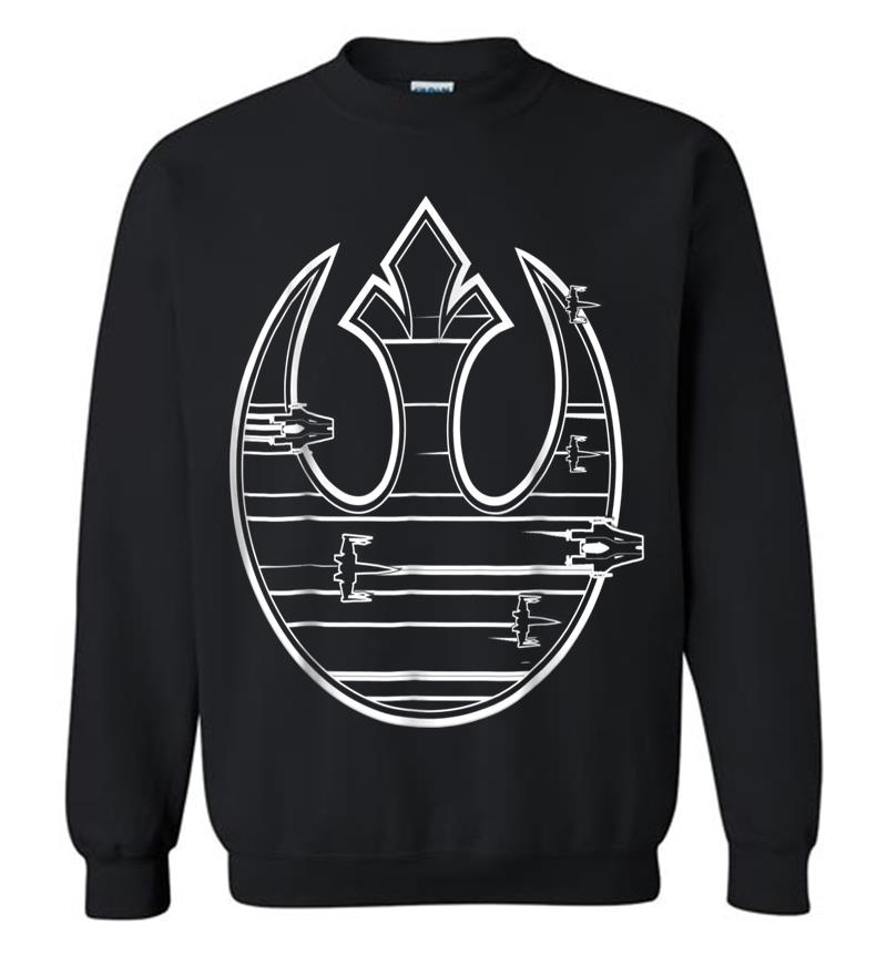 Star Wars Last Jedi Rebel Resistance Ship Logo Sweatshirt