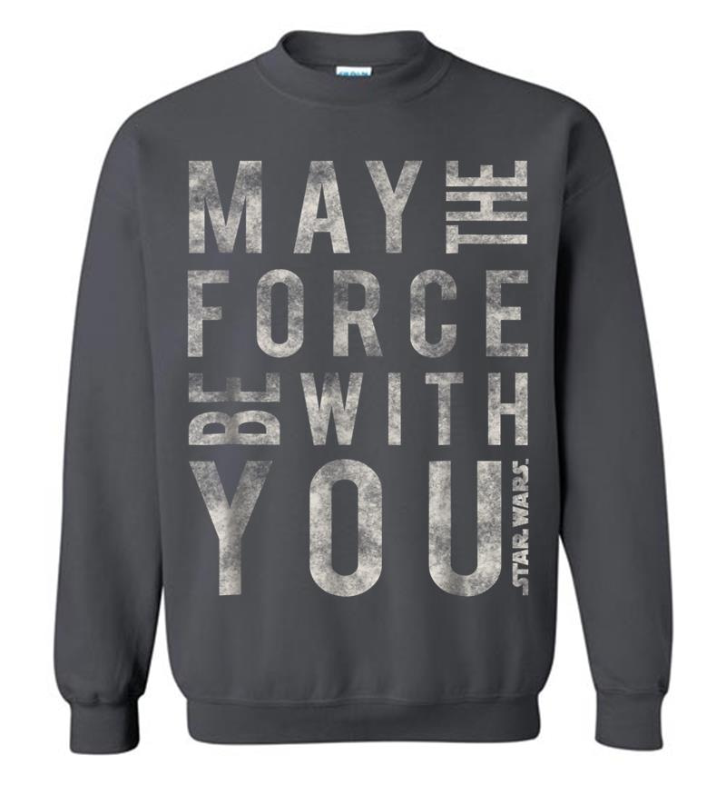 Inktee Store - Star Wars May The Force Be With You Scrambled Sweatshirt Image