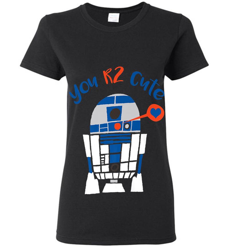 Star Wars R2-D2 Too Cute Valentine'S Day Premium Womens T-Shirt