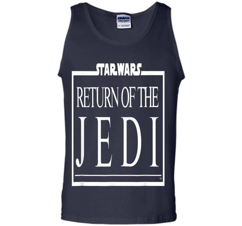 Inktee Store - Star Wars Return Of The Jedi Movie Logo Mens Tank Top Image