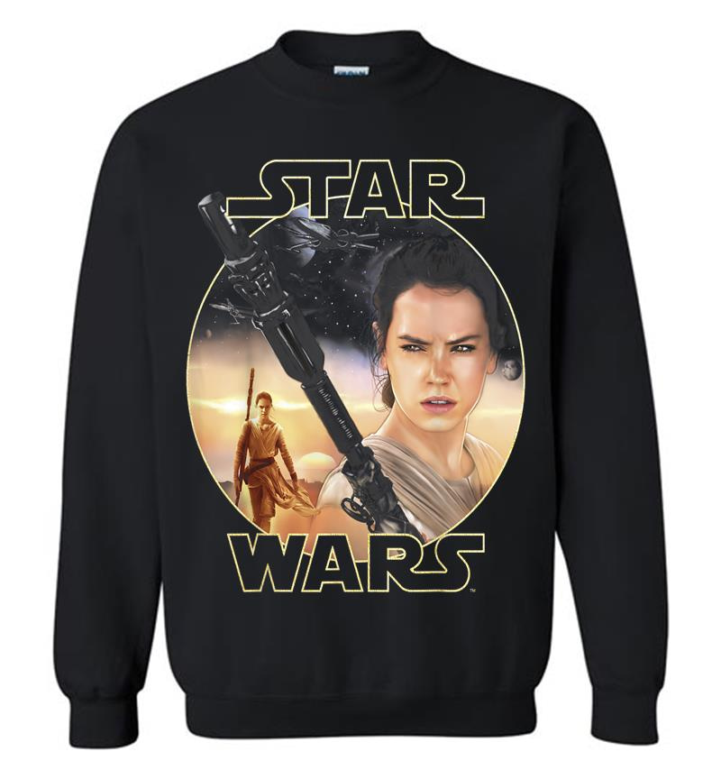 Star Wars Rey Close Up Sweatshirt