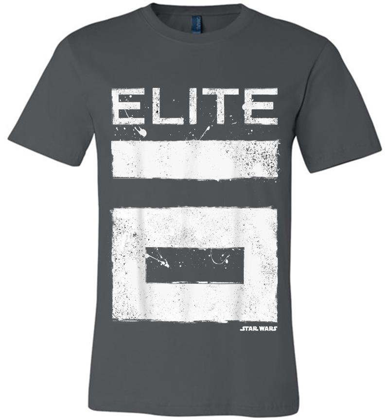 Star Wars Rogue One Elite 6 Grunge Logo Graphic Premium T-Shirt