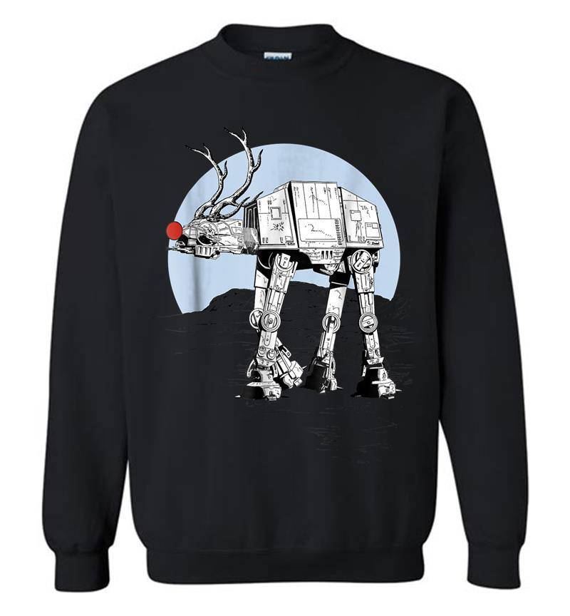 Star Wars Rudolph Atat Walker Christmas Graphic Sweatshirt