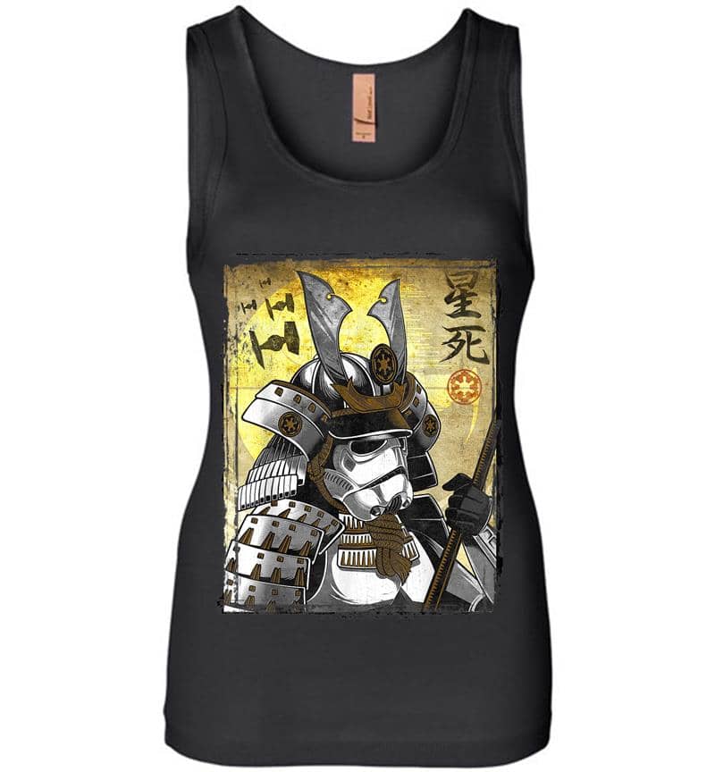 Star Wars Samurai Trooper Poster Womens Jersey Tank Top