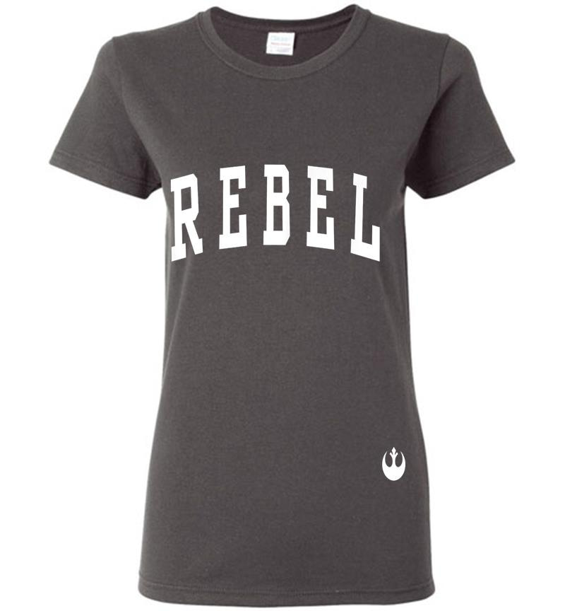 Inktee Store - Star Wars Simple Rebel Crest Logo Womens T-Shirt Image