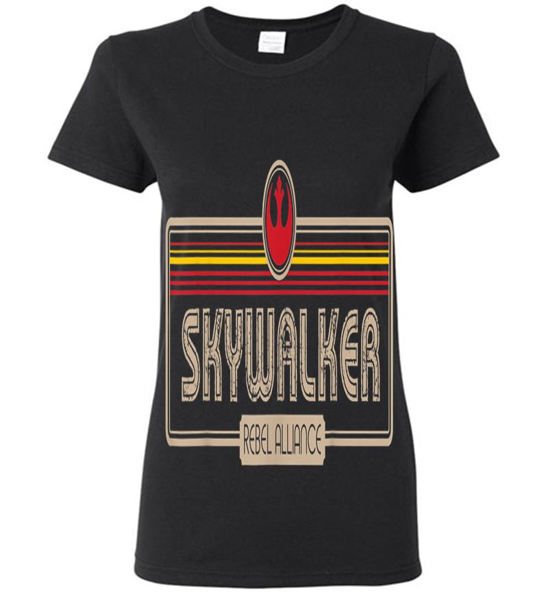 Star Wars Skywalker Rebel Alliance Logo Womens T-Shirt