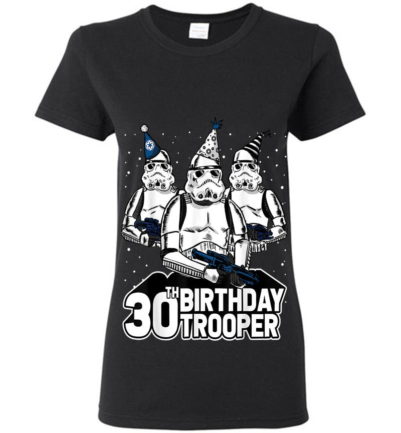 Star Wars Stormtrooper Party Hats Trio 30Th Birthday Trooper Womens T-Shirt