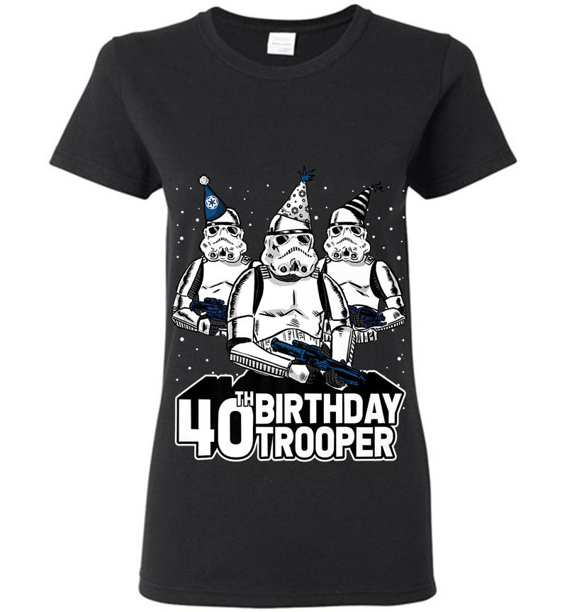 Star Wars Stormtrooper Party Hats Trio 40Th Birthday Trooper Premium Womens T-Shirt