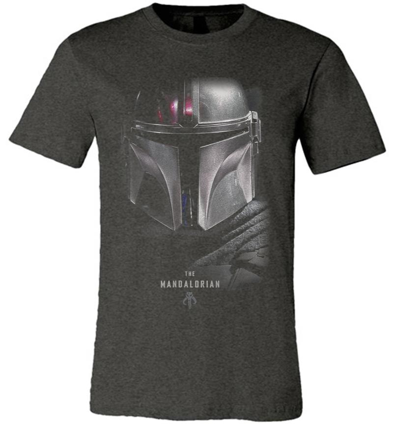 Inktee Store - Star Wars The Mandalorian Dark Portrait Premium T-Shirt Image