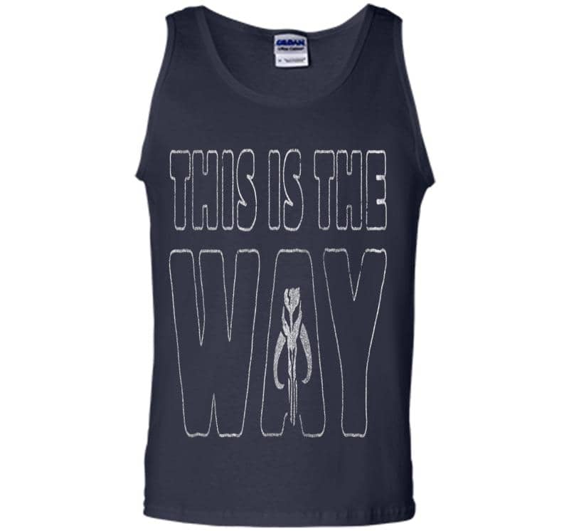 Inktee Store - Star Wars The Mandalorian This Is The Way Mythosaur Mens Tank Top Image