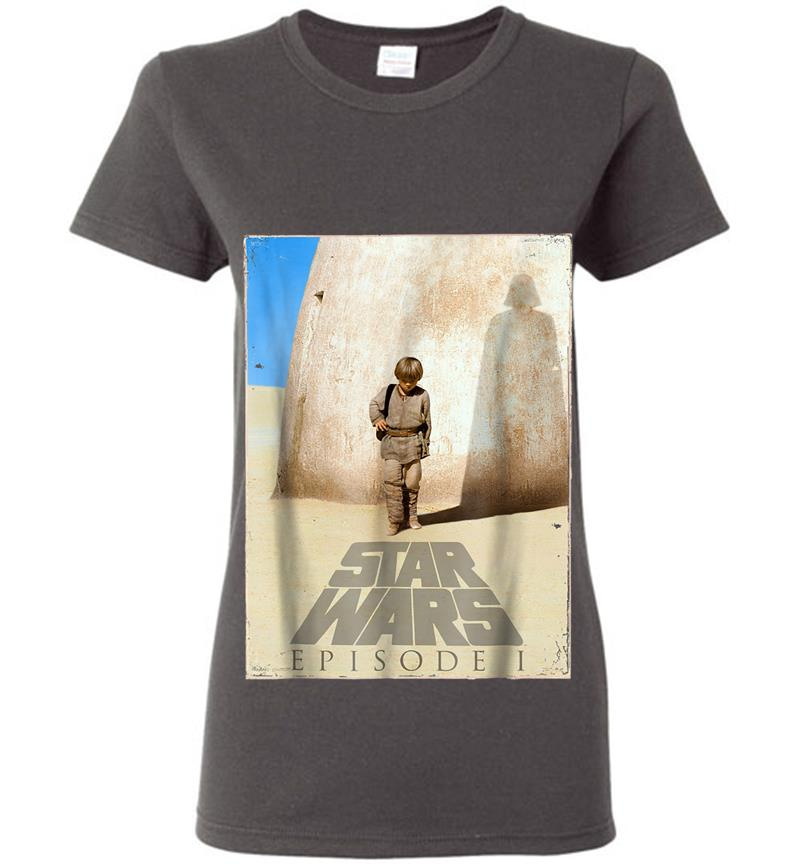 Inktee Store - Star Wars The Phantom Ace Anakin Poster Graphic Womens T-Shirt Image