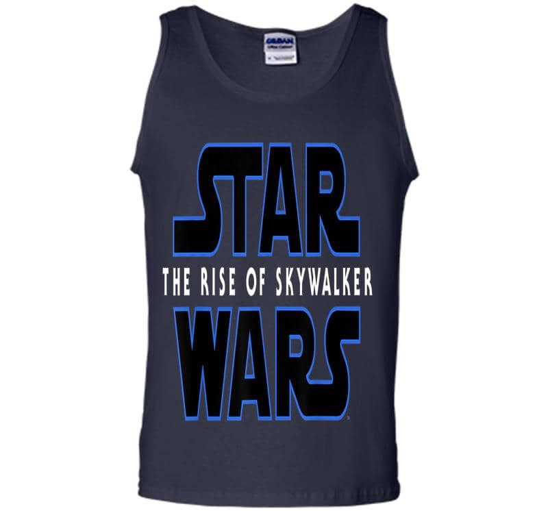Inktee Store - Star Wars The Rise Of Skywalker Movie Logo C3 Mens Tank Top Image