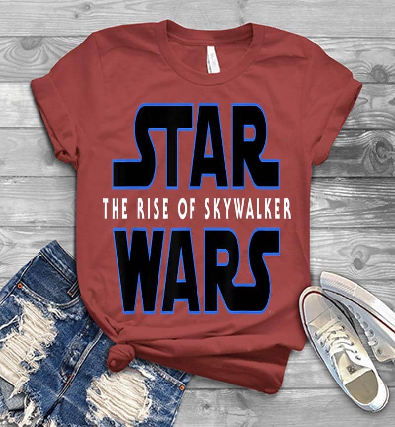 Inktee Store - Star Wars The Rise Of Skywalker Movie Logo Mens T-Shirt Image