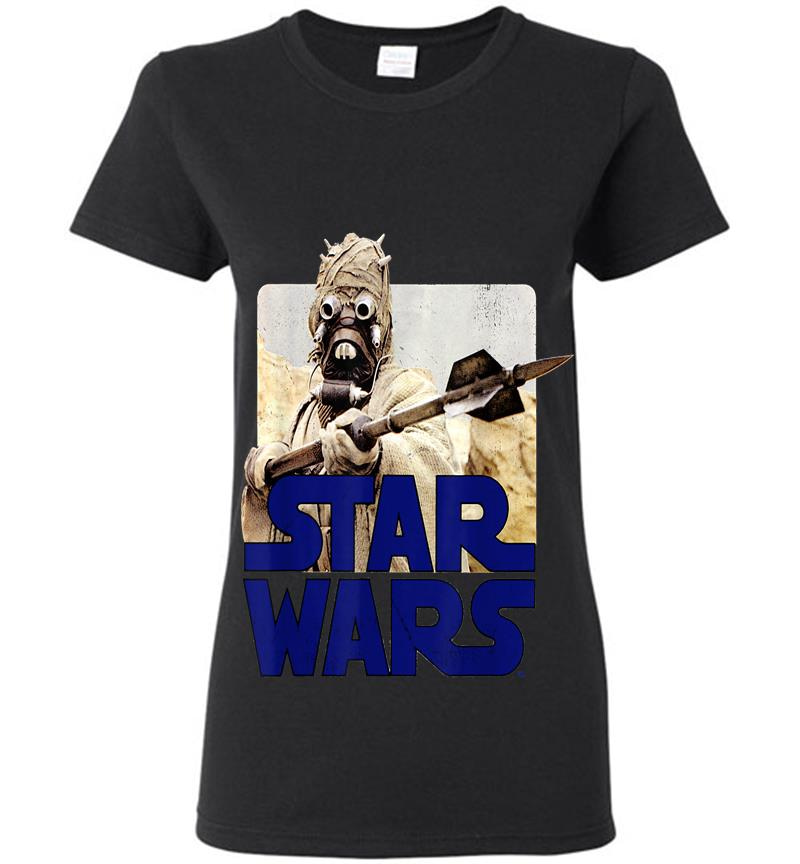 Star Wars Tusken Raider Vintage Sand People Graphic Womens T-Shirt