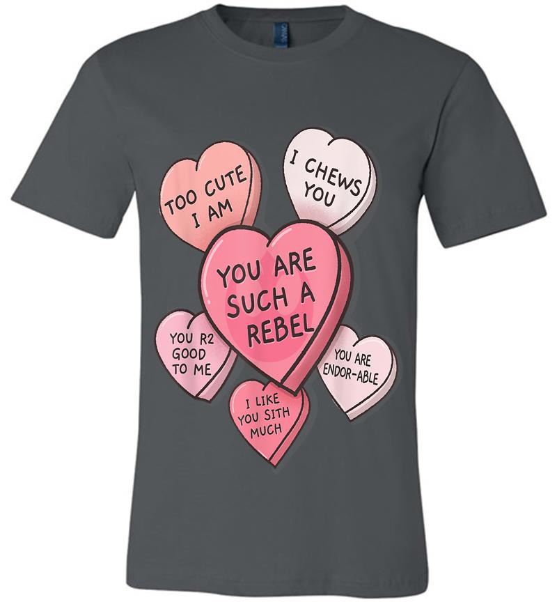 Star Wars Valentine'S Day Candy Hearts Premium T-Shirt