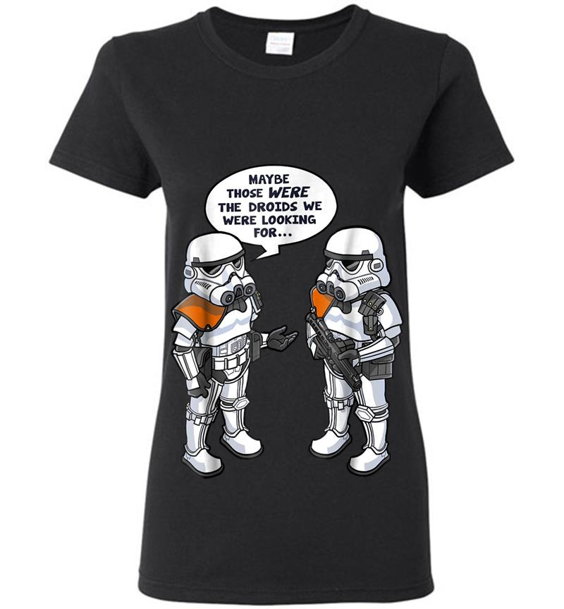 Star Wars Wrong Droids Funny Comic Graphic Womens T-Shirt