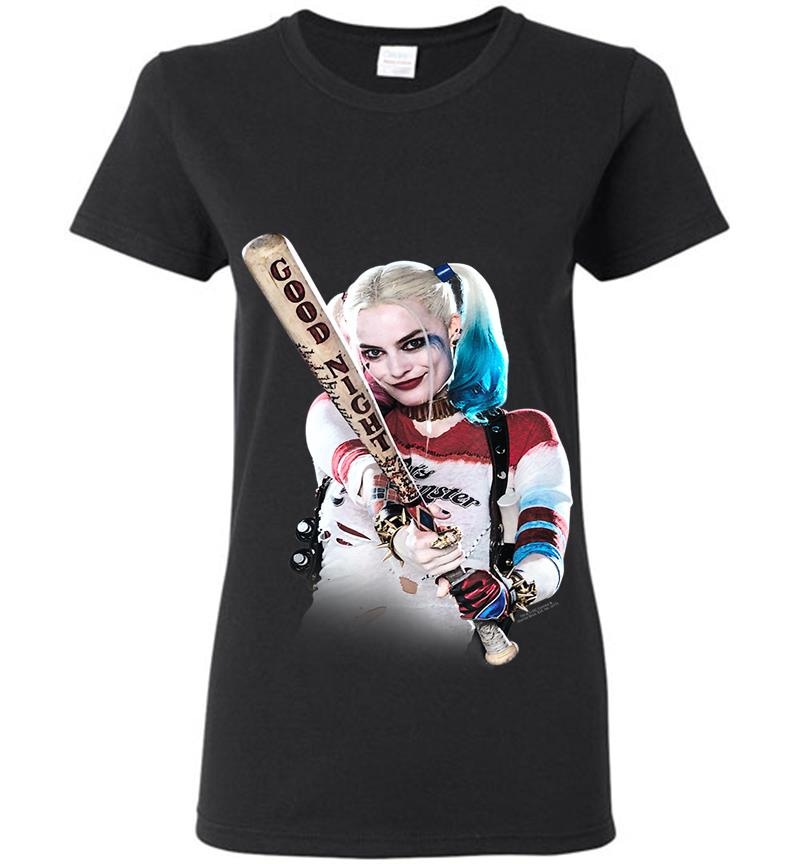 Suicide Squad Harley Quinn Bat At You Womens T-Shirt