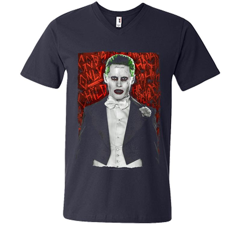 Inktee Store - Suicide Squad Joker Dressed To Kill V-Neck T-Shirt Image