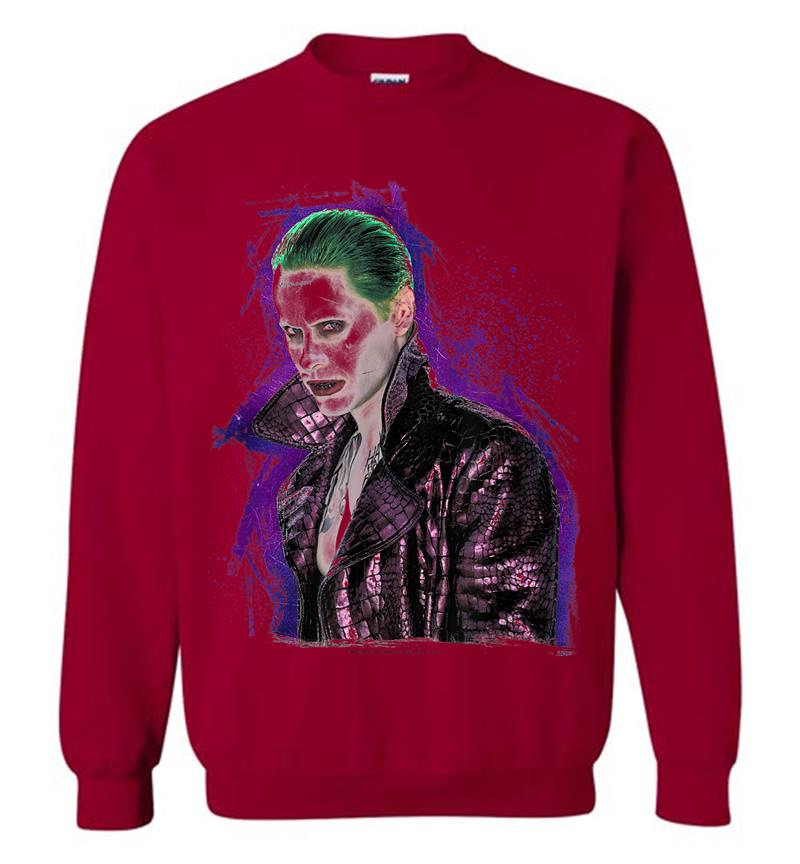 Inktee Store - Suicide Squad Joker Stare Sweatshirt Image