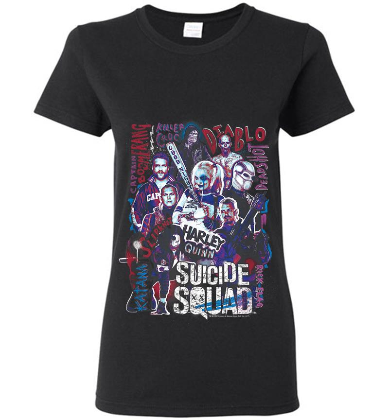 Suicide Squad The Squad Womens T-Shirt