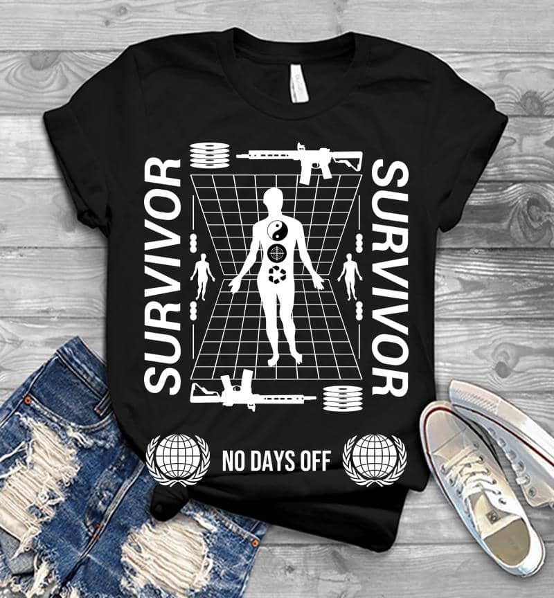 Survivor No Days Off Men T-shirt