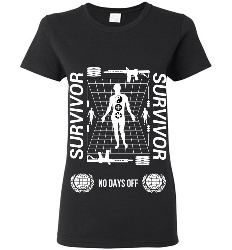 Survivor No Days Off Women T-shirt