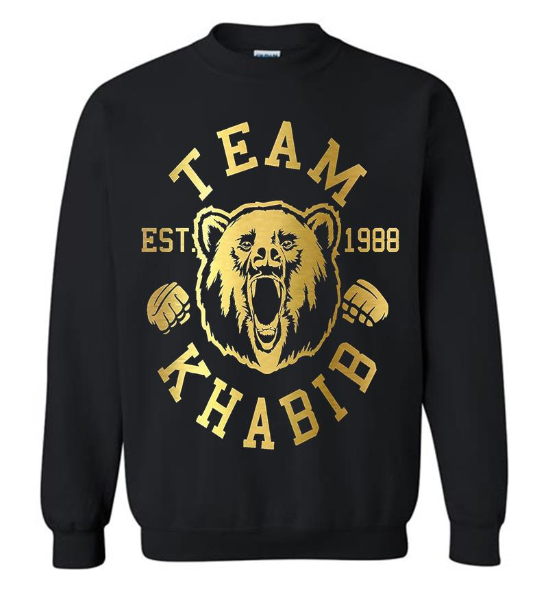 Team Khabib Bear Khabib Nurmagomedov Merch Sweatshirt