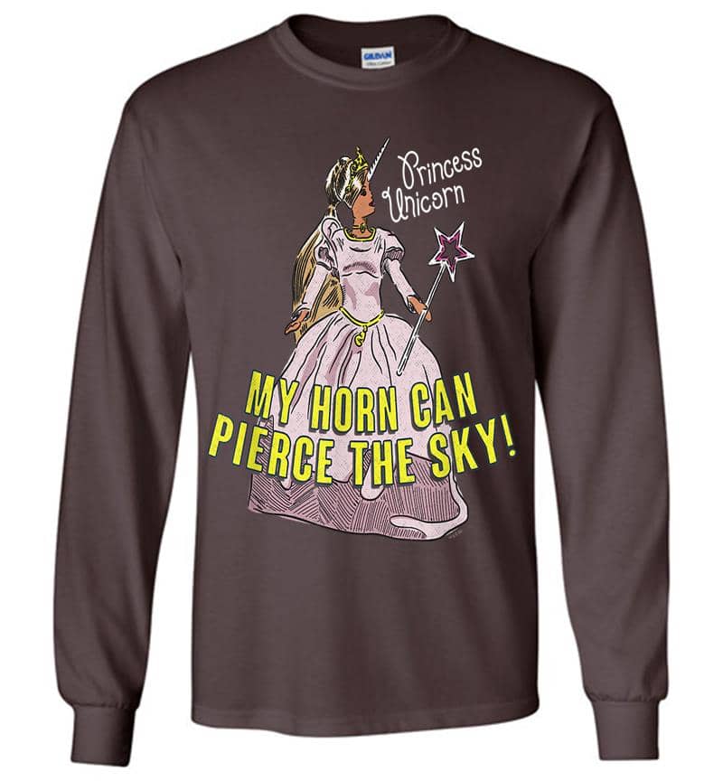 Inktee Store - The Office Princess Unicorn Funny - Official Long Sleeve T-Shirt Image