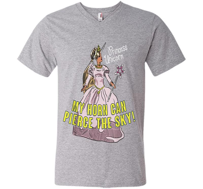 Inktee Store - The Office Princess Unicorn Funny - Official V-Neck T-Shirt Image