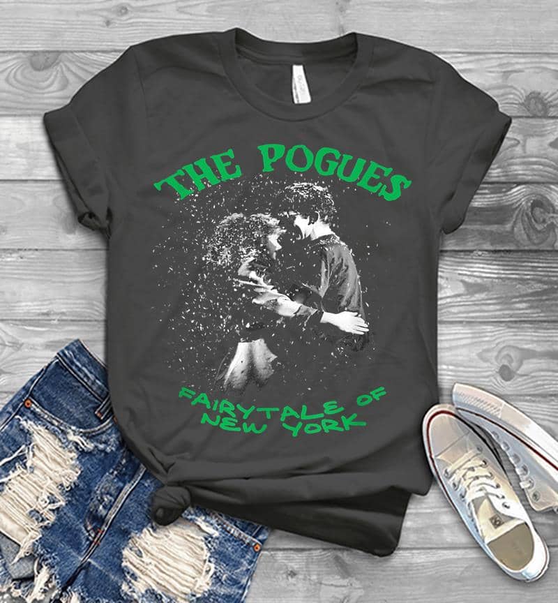 Inktee Store - The Pogues Official Fairy Tale In New York Christmas Mens T-Shirt Image
