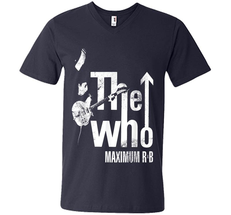 Inktee Store - The Who Official Maximum R&Amp;B Tour V-Neck T-Shirt Image