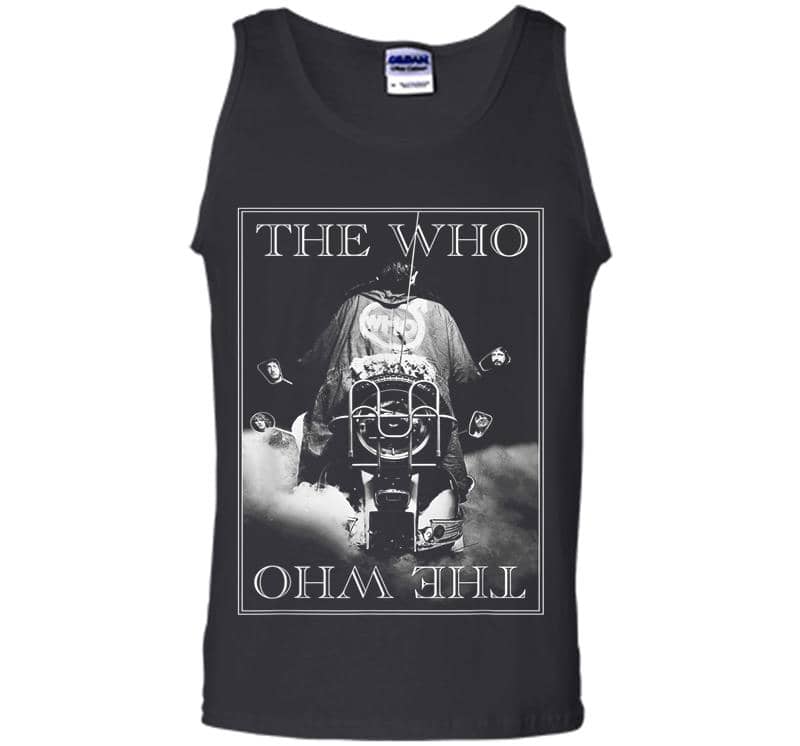 Inktee Store - The Who Official Quadrophenia Bike Mens Tank Top Image