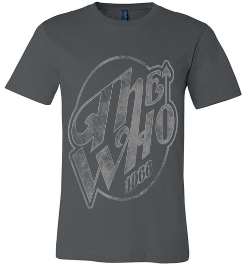The Who Official Vintage Faded Logo 1966 Premium T-Shirt