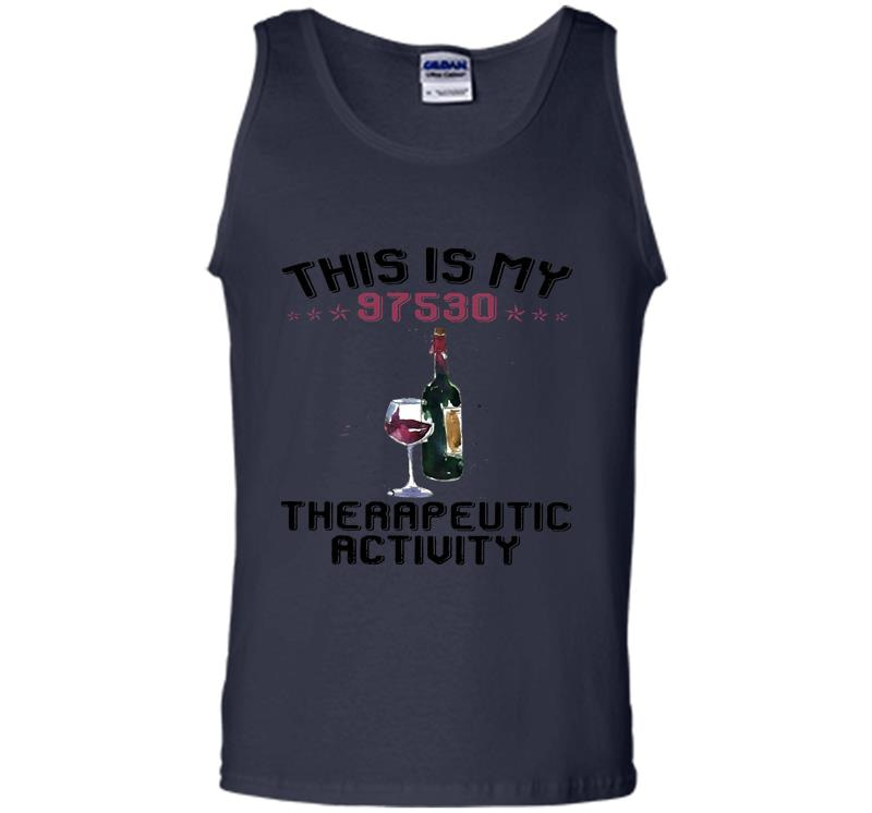 Inktee Store - This Is My Wine 97530 Therapeutic Activity Mens Tank Top Image