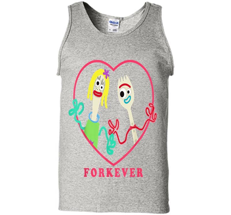 Toy Story 4 Forky And Girlfriend Forkever Valentine's Day Mens Tank Top