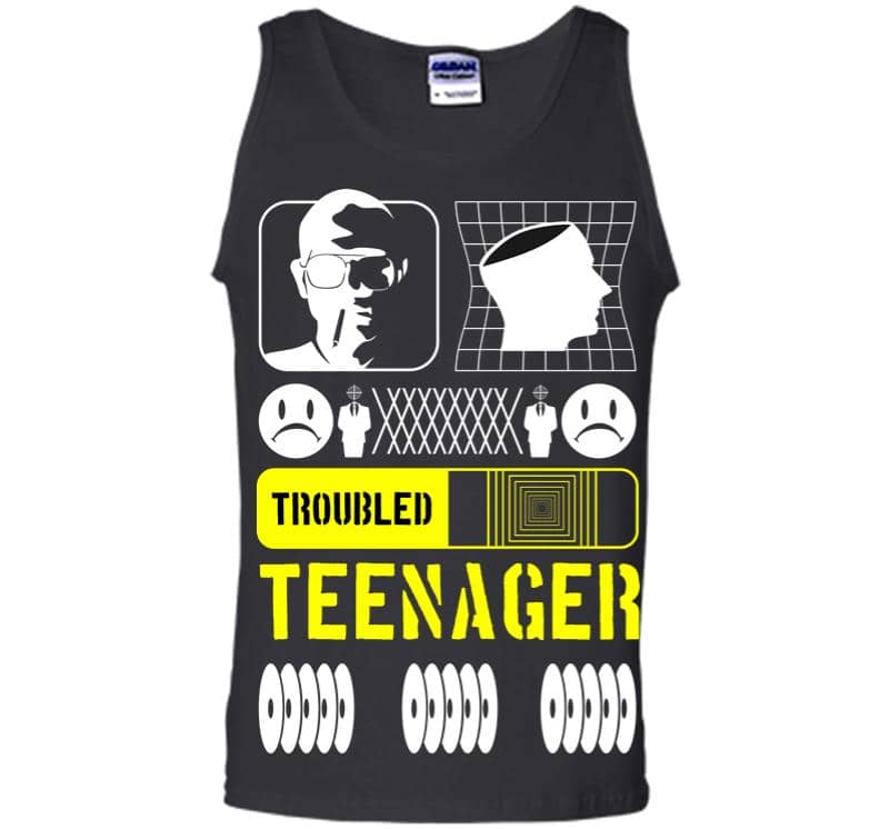 Troubled Teenager Men Tank Top