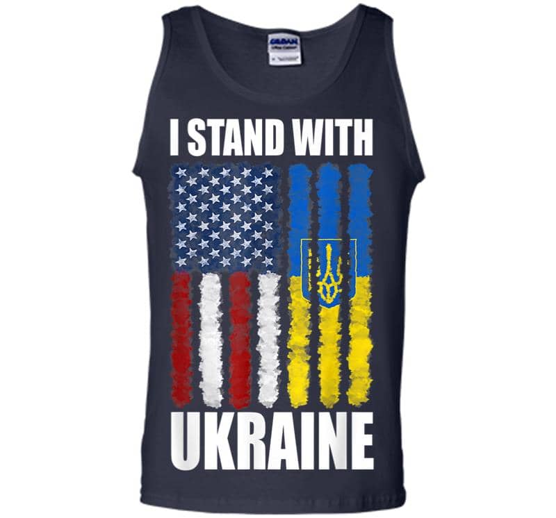 Inktee Store - Ukrainian - Lover I Stand With Ukraine Men Tank Top Image