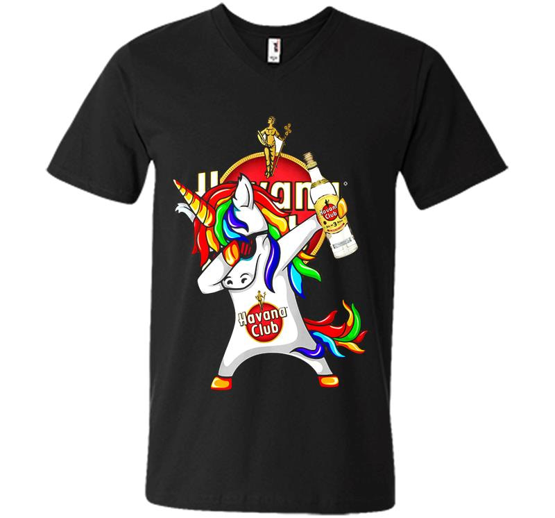 Unicorn Havana Bar Club V-Neck T-Shirt